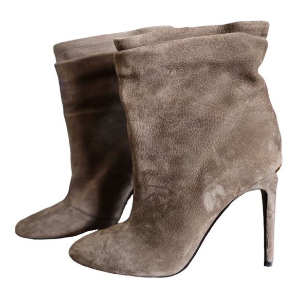 Burberry Suede Booties-Size 5 - Picture 1 of 5